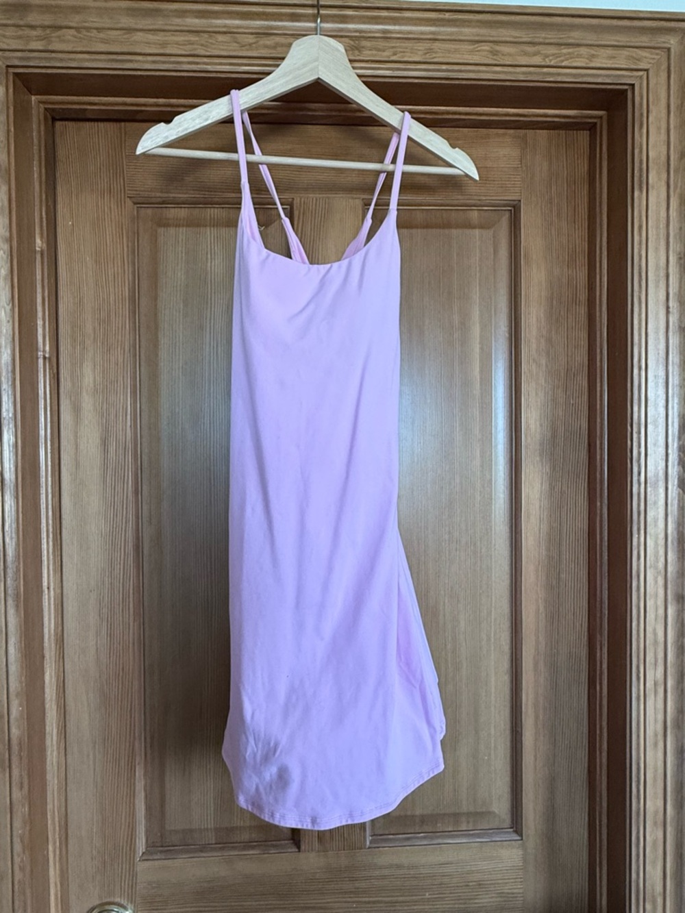 HALARA Bubble Gum Pink Double-Strap Slip Dress